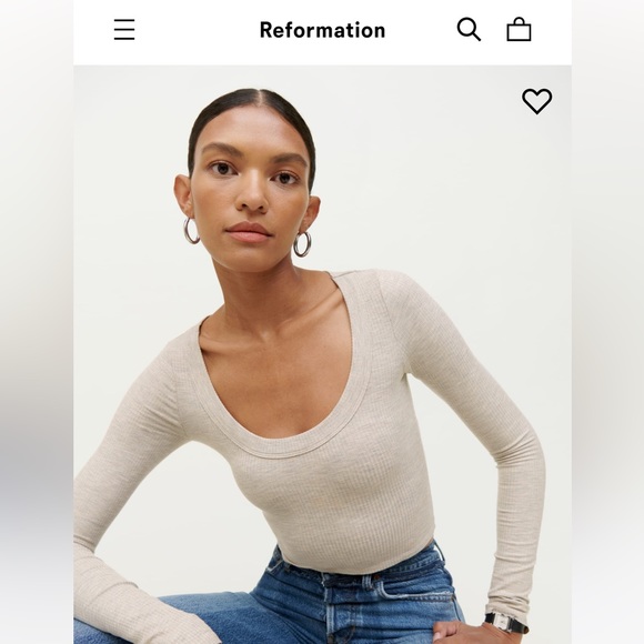 Reformation Paige Knit top - Picture 1 of 7